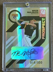 2005 Donruss Elite Prospect Autograph #193 Nate McLouth /500 Pirates Rookie Auto - Picture 1 of 2