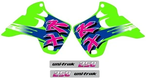 Gráficos para Kawasaki KX 250 KX250 1992-1993 calcomanías antiguas pegatina - Imagen 1 de 1
