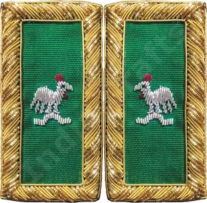 KNIGHT TEMPLAR CAPTAIN GENERAL SHOULDER BOARD PAIR HAND EMBROIDERED (SB-012) - Picture 1 of 2