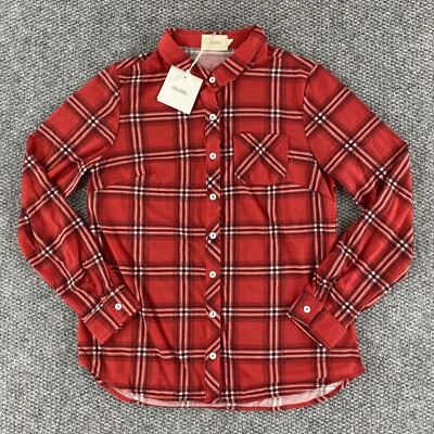 Doublju Womens Super Soft Long Sleeve Shirt Lightweight Size Small - Image 1 of 4