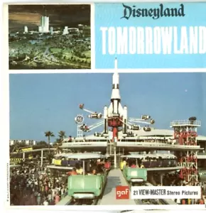 De colección View-Master Carretes Disneyland Tomorrowland Paquete A179 Anaheim CA - Imagen 1 de 3