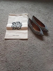 Isabel Marant bedruckte Canvas-Pumps & Ballerine-Ballerinas verpackt mit Staubbeuteln - Bild 1 von 13