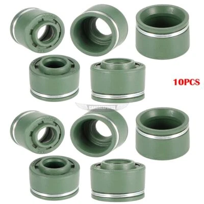 10 Intake Valve Stem Seals For Honda VT600CD AC SHADOW VLX DELUXE 2007 2002 Foto 1 de 4