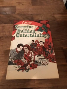Oster Creative Holiday Dining Booklet 24p Recipes USA Christmas Chanukah 1985 - Picture 1 of 7