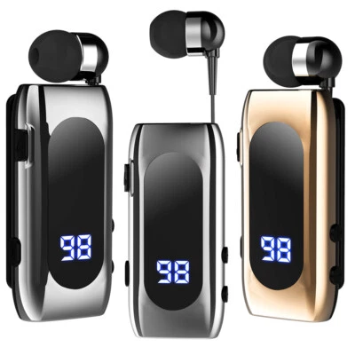 Bluetooth 5.2 Earphone with Clip on Hands-free Call Business Sport Headset - Image 1 of 4