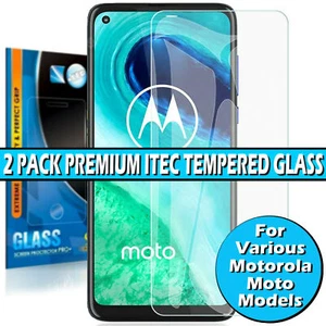 Tempered Glass Screen Protector  Motorola Moto G10 G30 G50 E7 E7i E20 Edge 20 - Picture 1 of 1