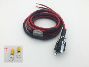 Yaesu Sommerkamp FT-707  FT 707 power cable cord cavo 12V DC + fuse (6mmq 10Awg)