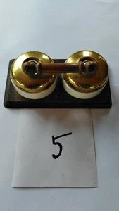 Antique twin electric switches with double handle very nice order. - Picture 1 of 1