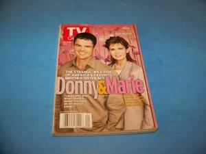 Donny & Marie Osmond / Tyne Daly / Andy Richter / Cynthia Watros TV Guide 2000 - Imagen 1 de 3