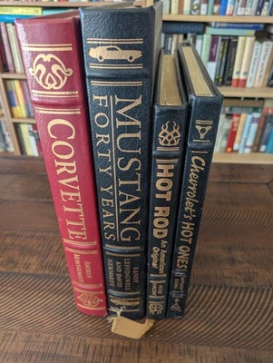 Classic Car Book Lot | Mustang, Corvette, Hot Rod | Easton Press Style | VROOM! - Image 1 of 4
