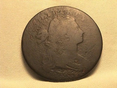 Centavo grande busto drapeado 1796 S-116 R5- Foto 1 de 2