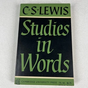 Studies in Words Paperback C. S. Lewis Cambridge 2nd Print 1967 GOOD+ - Bild 1 von 9