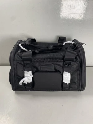 Transportador de mascotas Kyoto grande negro línea aérea aprobado Foto 1 de 4