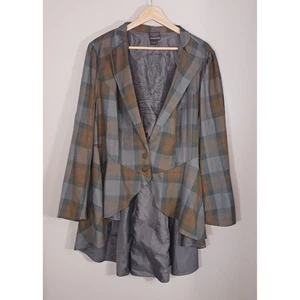 Torrid X Outlander karierte Schnürjacke Korsett Cosplay hoch niedrig neu Größe 3X - Bild 1 von 8