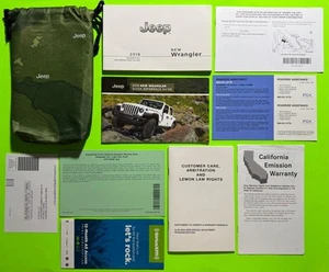 2019 Jeep WRANGLER Factory Essential Information Owners Manual Set & Pouch *OEM* - Foto 1 di 6