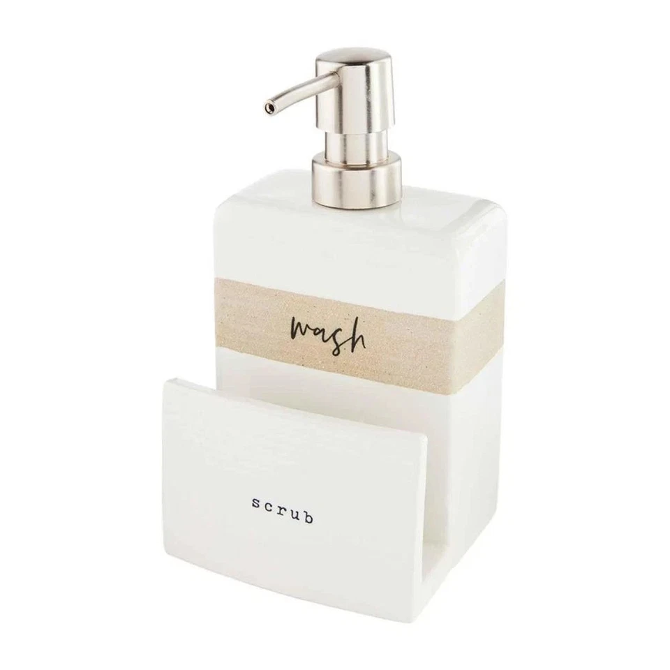 Mud Pie  Stoneware Soap Sponge Holder - NEW - Image 1 of 1