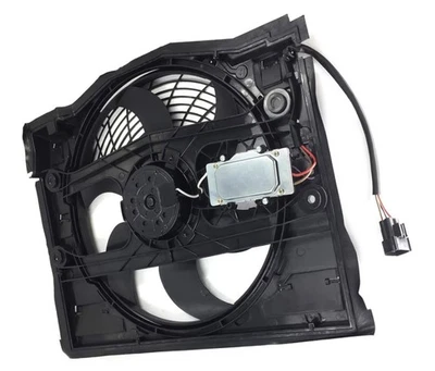 NEW Radiator Cooling Fan Assembly Fits BMW 1999-2005 325i 328i 330i 17117561757 - Image 1 of 4