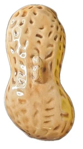 Plato de cerámica vintage de 2 piezas de cacahuete/dulces de 8,5" de largo - Imagen 1 de 6