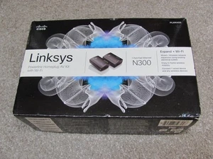 Linksys PLWK400 Powerline Homeplug AV Wireless Network Extender Kit - Picture 1 of 6
