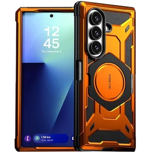 For Samsung Galaxy Z Fold 7 Case Poetic Rugged Shockproof Protective Orange - Picture 1 of 8