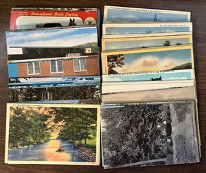 Mixed Lot of 94 Pennsylvania PA Postcards ~ Posted & Unposted - Picture 1 of 17