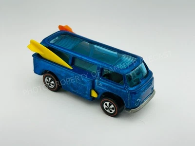 Hot Wheels Redline VOLKSWAGEN BEACH BOMB Blue Dark Interior Very Nice !! - Image 1 of 4