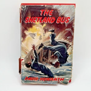 The Shetland Bus by David Howarth Hardcover 1958 Original Dust Jacket Photos - Picture 1 of 24