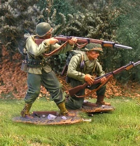 THE COLLECTORS SHOWCASE AMERICAN NORMANDY CS00584 U.S. 2ND INFANTRY DIV. FIRING - Picture 1 of 1