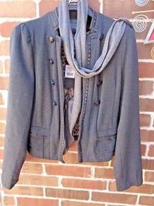 LakLook Girls Jacket lined Gray XL New - Picture 1 of 9