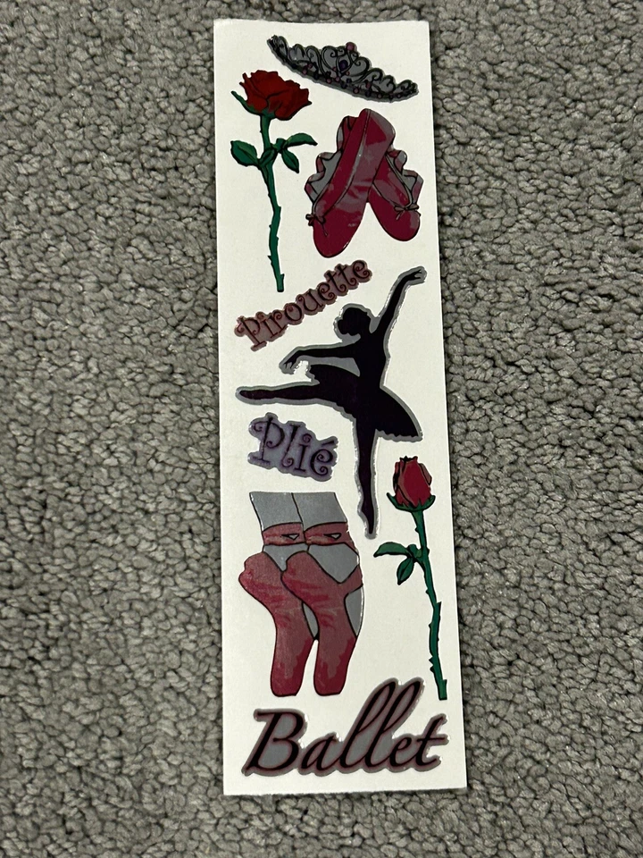 Vintage 1 Sheet Of Hambley Ballet Stickers Foiled - Image 1 of 1
