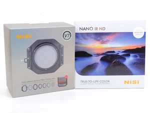 Nisi 100mm Filter Kit, V7 Holder w/ True Color CPL + 10 Stop ND1000 3.0 Filter - Picture 1 of 7