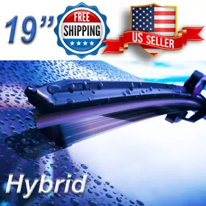 19" Inch Wiper Blades All Season Windshield J-HOOK Hybrid Style *Premium Quality - Bild 1 von 9