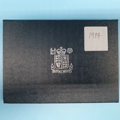The Royal Mint - 1984 Proof 8 Coin Set In A Blue Case Complete With  COA - Image 1 of 3