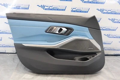 2021 BMW M3 COMPETIÇÃO G80 3.0T FABRICANTE DE EQUIPAMENTO ORIGINAL YAS MARINA PAINEL DE PORTA FRONTAL DE COURO PARA MOTORISTA - Imagem 1 de 4