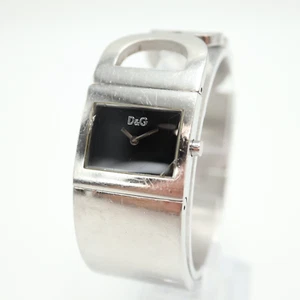 Dolce & Gabbana D&G Forever Ladies Watch 26mm Silver Tone Cuff Bracelet Working - Picture 1 of 14