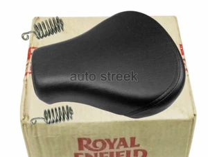 Genuine Royal Enfield Front Rider Solo Seat With Spring Classic 500cc #591066/F - Picture 1 of 6