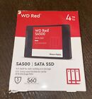New Sealed Wd 4Tb Red Sa500 Ssd Wds400t1r0a 3D 2.5 Retail Packing