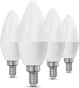 Candelabra Frosted 4.5 Watt ,325 Lumens 5000 Kelvin,LED Bulb 12 COUNT - Picture 1 of 5