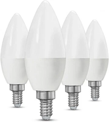 Candelabra Frosted 4.5 Watt ,325 Lumens 5000 Kelvin,LED Bulb 12 COUNT - Image 1 of 4