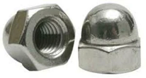 HILLMAN  STEEL ACORN NUTS 10-32  180084 100 PCS  - Picture 1 of 2