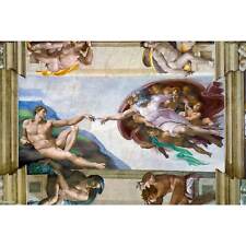 Michelangelo, The Creation of Adam, 1511, Semi-Metallic Gloss, 20" x 30"