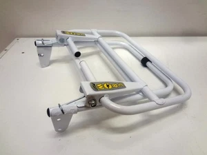 Portapacchi rack post. acciaio steel bianco white VESPA PX 125-150-200 -cod2011B - Picture 1 of 1