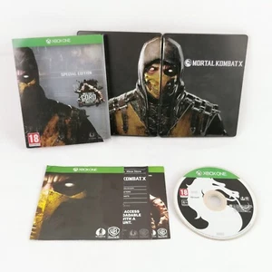 Mortal Kombat X Steelbook Special Edition Xbox One Complete PAL - Picture 1 of 4
