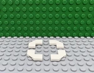 Lego 4 Blanco 2x2 Corte Esquina Azulejo NUEVO - Imagen 1 de 1