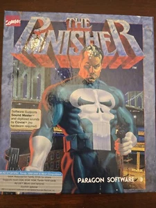 THE PUNISHER game Paragon Software Floppy Disc - IBM COMPLETE, rare and good! - Picture 1 of 23
