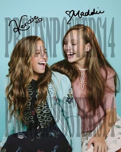 Maddie & Mackenzie Kenzie Ziegler 8x10 SIGNED REPRINT Dance Moms #2 - Picture 1 of 1