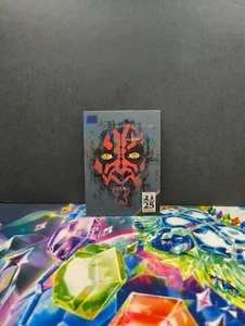 2024 Star Wars Galaxy Darth Maul Battle Worn #AM-8, 25th Anniversary - Picture 1 of 2