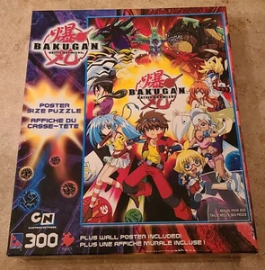 Bakugan Battle Brawlers 300 Piece Puzzle + Bonus Poster, Brand New Sealed In Box - Picture 1 of 12