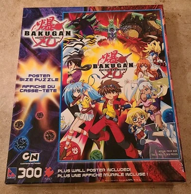 Bakugan Battle Brawlers 300 件拼图 + 奖金海报,全新带盒 — 第 1/4 张图片
