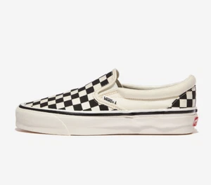 Vans Slip-On Reissue 98 Checkerboard marshmallow black Shoes VN000CTCKIG US 8.5# - Picture 1 of 7